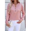 image:imageSHEWIN 2025 Women Ribbed Knit Tops Dressy Long Sleeve Shirts Fall Lightweight SweatshirtPink