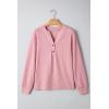 image:imageSHEWIN 2025 Women Ribbed Knit Tops Dressy Long Sleeve Shirts Fall Lightweight SweatshirtPink