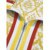 image:imageSHEWIN Women Boho Woven NonStretch Shirts Summer Half Zip Tops Business Casual 2026Yellow