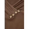 image:imageSHEWIN Women Long Sleeve Lightweight Tunic Tops Casual V Neck Pleated Button Warm Tee Shirts 2026Coffee
