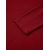image:imageSHEWIN Women Long Sleeve Lightweight Tunic Tops Casual V Neck Pleated Button Warm Tee Shirts 2026Red