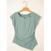 image:imageSHEWIN Women Off Shoulder Tops Summer Going Out Shirts Dressy Casual 2026Green