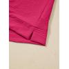 image:imageSHEWIN Women Smocked Neck Tops 34 Sleeve Loose Fit Shirts Business Dressy Casual 2026Rose Red