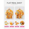 image:imageSHEWIN Womens Casual V Neck Floral Print Chiffon Blouses 34 Sleeve Boho Summer Tops ShirtsZ Yellow