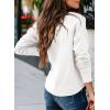 image:imageSHEWIN Womens Casual V Neck Sweatshirt Long Sleeve Lightweight Drop Shoulder Solid Pullover TopsWhite