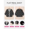 image:imageSHEWIN Womens Summer Tops Casual Floral Print Deep V Neck 34 Sleeve Blouses Dressy Boho Vacation Tunic TopsBlack