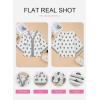 image:imageSHEWIN Womens Summer Tops Casual Floral Print Deep V Neck 34 Sleeve Blouses Dressy Boho Vacation Tunic TopsWhite