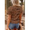 image:imageSHEWIN Womens Summer Tops Short Sleeve TShirts Western Graphic Crew Neck Casual Cute Tees 2026 ClothesA Coffee