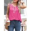 image:imageSHEWIN Womens Tank Tops Sleeveless Shirts Pullover Beach Vacation Clothes Business Causal Outfits Summer Tops for Women 2026A1bright Pink
