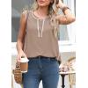 image:imageSHEWIN Womens Tank Tops Sleeveless Shirts Pullover Beach Vacation Clothes Business Causal Outfits Summer Tops for Women 2026A1light French Beige