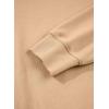image:imageSHEWIN 2025 Womens Hoodies Pleated Sweatshirt Fall Lightweight Pullover TopsLight French Beige
