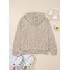 image:imageSHEWIN 2026 Fall Hoodies Waffle Knit Zip Up Sweatshirt Comfy Loose Fit ShakcetKhaki