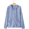 image:imageSHEWIN 2026 Fall Hoodies Waffle Knit Zip Up Sweatshirt Comfy Loose Fit ShakcetLight Blue