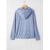 image:imageSHEWIN 2026 Fall Hoodies Waffle Knit Zip Up Sweatshirt Comfy Loose Fit ShakcetLight Blue