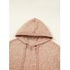 image:imageSHEWIN 2026 Fall Hoodies Waffle Knit Zip Up Sweatshirt Comfy Loose Fit ShakcetOrange