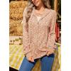 image:imageSHEWIN 2026 Fall Hoodies Waffle Knit Zip Up Sweatshirt Comfy Loose Fit ShakcetOrange
