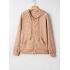 image:imageSHEWIN 2026 Fall Hoodies Waffle Knit Zip Up Sweatshirt Comfy Loose Fit ShakcetOrange