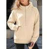 image:imageSHEWIN 2026 Women Half Zip Hoodies Fall Pullover SweatshirtBeige