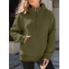 image:imageSHEWIN 2026 Women Half Zip Hoodies Fall Pullover SweatshirtGreen