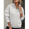 image:imageSHEWIN 2026 Women Half Zip Hoodies Fall Pullover SweatshirtGrey