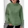 image:imageSHEWIN 2026 Women Half Zip Hoodies Fall Pullover SweatshirtLight Green