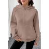 image:imageSHEWIN 2026 Women Half Zip Hoodies Fall Pullover SweatshirtSmoke Grey