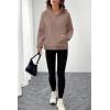 image:imageSHEWIN 2026 Women Half Zip Hoodies Fall Pullover SweatshirtSmoke Grey