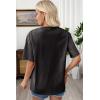 image:imageSHEWIN Oversized Wash Out Fabric Tee Shirts Trendy Cotton Tops Casual Work Tshirt 2026Black