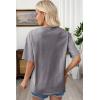 image:imageSHEWIN Oversized Wash Out Fabric Tee Shirts Trendy Cotton Tops Casual Work Tshirt 2026Grey