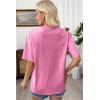 image:imageSHEWIN Oversized Wash Out Fabric Tee Shirts Trendy Cotton Tops Casual Work Tshirt 2026Pink