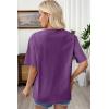 image:imageSHEWIN Oversized Wash Out Fabric Tee Shirts Trendy Cotton Tops Casual Work Tshirt 2026Purple