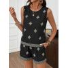 image:imageSHEWIN Two Piece Sets for Women Lounge Set Matching Sets Womens Clothing Summer Outfits for WomenBlack