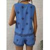 image:imageSHEWIN Two Piece Sets for Women Lounge Set Matching Sets Womens Clothing Summer Outfits for WomenBlue