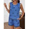 image:imageSHEWIN Two Piece Sets for Women Lounge Set Matching Sets Womens Clothing Summer Outfits for WomenBlue