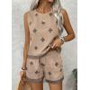 image:imageSHEWIN Two Piece Sets for Women Lounge Set Matching Sets Womens Clothing Summer Outfits for WomenKhaki