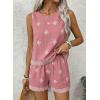 image:imageSHEWIN Two Piece Sets for Women Lounge Set Matching Sets Womens Clothing Summer Outfits for WomenPink