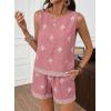 image:imageSHEWIN Two Piece Sets for Women Lounge Set Matching Sets Womens Clothing Summer Outfits for WomenPink