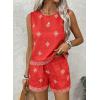 image:imageSHEWIN Two Piece Sets for Women Lounge Set Matching Sets Womens Clothing Summer Outfits for WomenRed