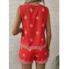 image:imageSHEWIN Two Piece Sets for Women Lounge Set Matching Sets Womens Clothing Summer Outfits for WomenRed