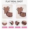image:imageSHEWIN Women 2026 Color Block 2 Piece Short Sets Workout Tracksuit with Pockets TrendyB Khaki