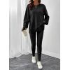 image:imageSHEWIN Women Two Piece Sets Fall Lounge Outfits Spring Tracksuit Sweatsuit 2026Black