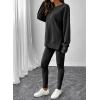 image:imageSHEWIN Women Two Piece Sets Fall Lounge Outfits Spring Tracksuit Sweatsuit 2026Black