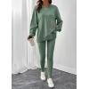 image:imageSHEWIN Women Two Piece Sets Fall Lounge Outfits Spring Tracksuit Sweatsuit 2026Green