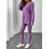image:imageSHEWIN Women Two Piece Sets Fall Lounge Outfits Spring Tracksuit Sweatsuit 2026Purple