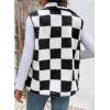 image:imageSHEWIN Womens Fleece Vest Casual Sleeveless Jacket Lightweight Outerwear Vests with Pockets Womens Fall Fashion 2026Black