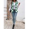 image:imageSHEWIN Womens Fleece Vest Casual Sleeveless Jacket Lightweight Outerwear Vests with Pockets Womens Fall Fashion 2026Green