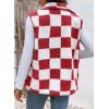 image:imageSHEWIN Womens Fleece Vest Casual Sleeveless Jacket Lightweight Outerwear Vests with Pockets Womens Fall Fashion 2026Red