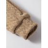 image:imageSHEWIN Womens Half Zip Sweatshirt Fall Loose High Neck Pullover TopsLight French Beige