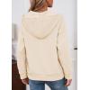 image:imageSHEWIN Womens Hoodies Casual Quarter Zip Pullover Hoodie Fleece Oversized Sweatshirt Fall Outfits for Women 2025White
