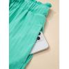 image:imageSHEWIN Womens Ribbed Knit 2 Piece Short Sets Summer Lounge Matching Outfits With PocketsGreen